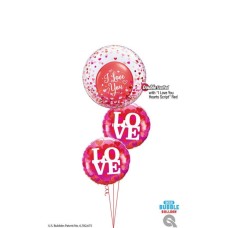 Bukiet 1692 L-O-V-E for all Qualatex #16579 24788-2 57055